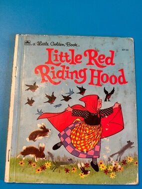 Little Red Riding Hood Little Golden Book - Red Cape Illustration Vintage 1972